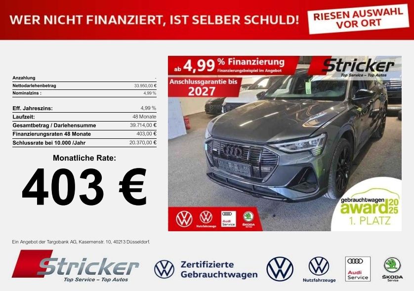Audi e-tron 31.788 km 33.949 &euro; Horn-Bad Meinberg 32805