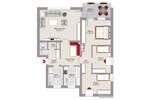 Etagenwohnung Penzberg Steigenberg - 4 Zimmer, 101 m&sup2;, 395.000&euro; | Angebot:26388301