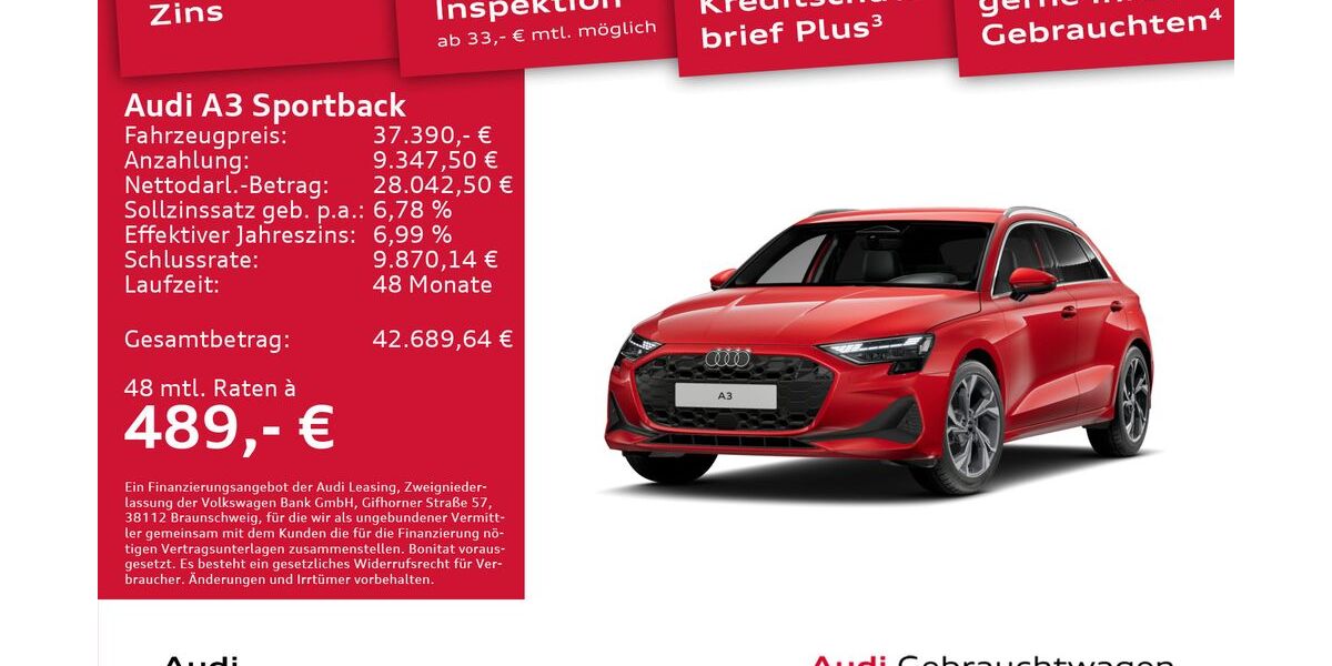 Audi A3 2.772 km 37.390 &euro; Dresden 01067