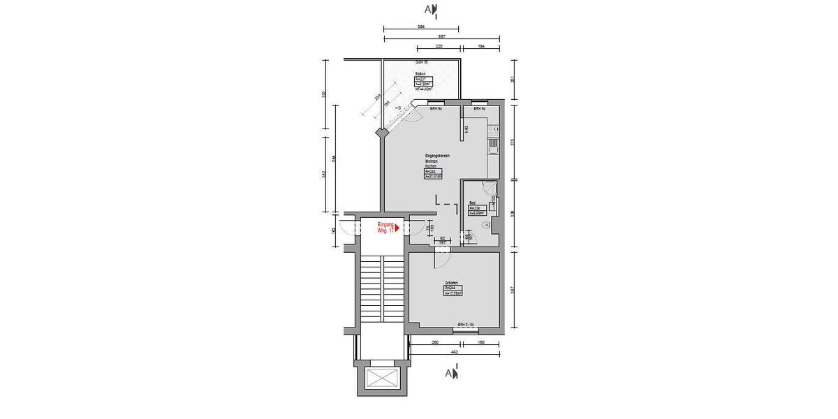Etagenwohnung Dresden Blasewitz - 2 Zimmer, 59 m&sup2;, 205.000&euro; | Angebot:27087065