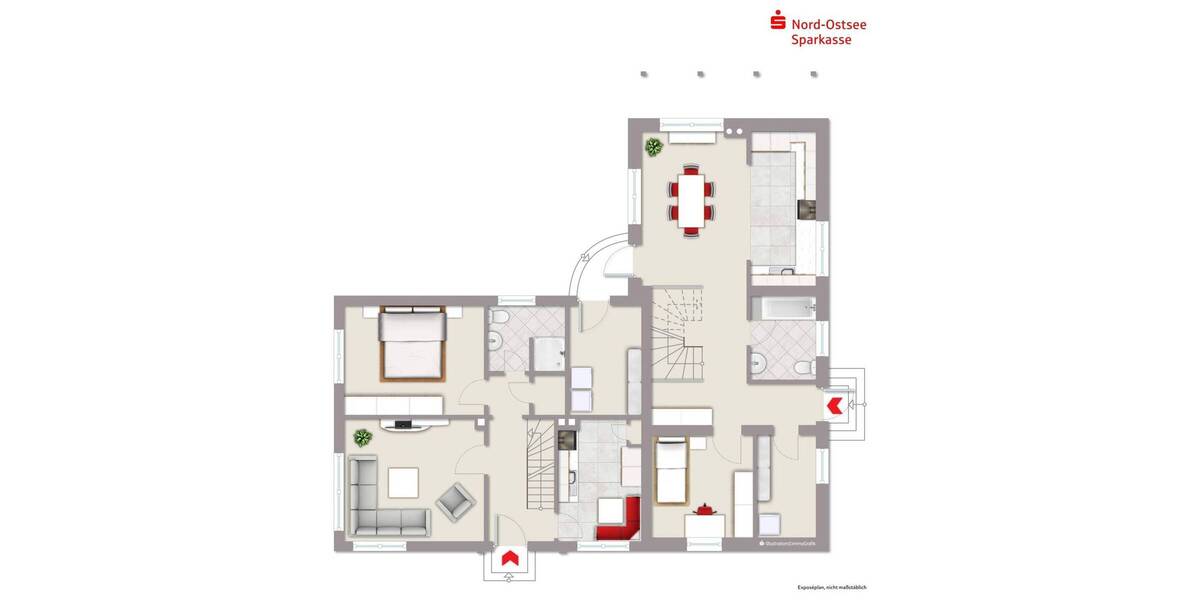 Einfamilienhaus Kappeln - 7 Zimmer, 200 m&sup2;, 425.000&euro; | Angebot:26155501