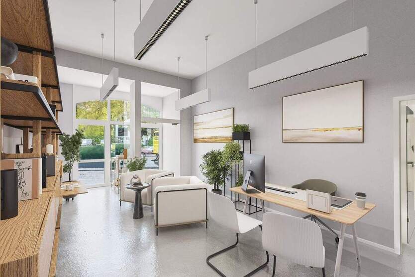 Vielseitige Gewerbefläche im repräsentativen Altbau 1 zimmer