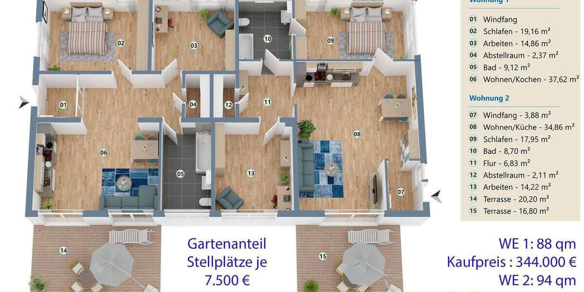 Etagenwohnung Altenberge - 344.000&euro; | Angebot:24219614