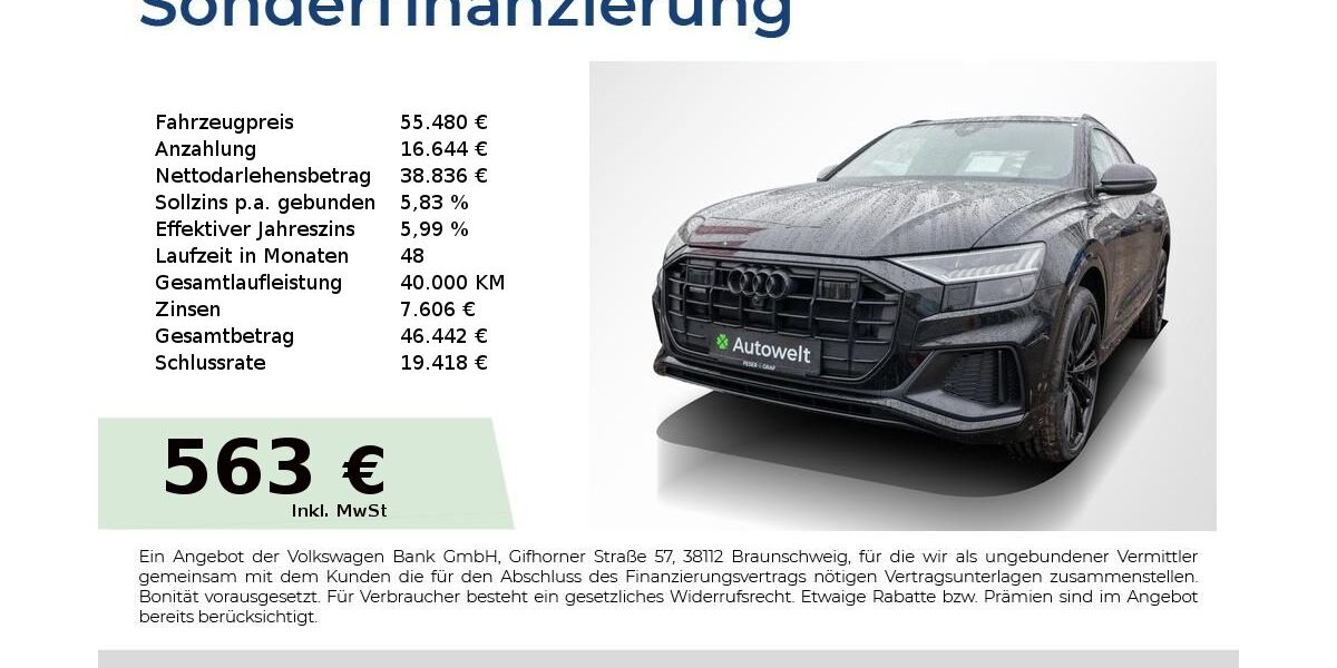 Audi Q8 146.350 km 55.480 &euro; Nürnberg 90431