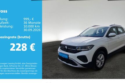 VW T-Cross 1.228 km 23.270 &euro; Neu-Ulm 89231