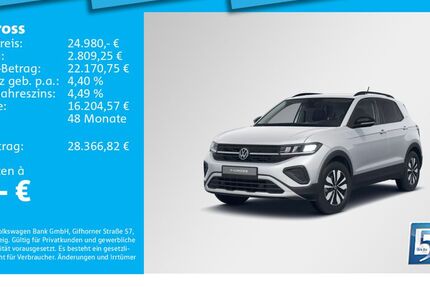 VW T-Cross 6.878 km 24.980 &euro; München 80935