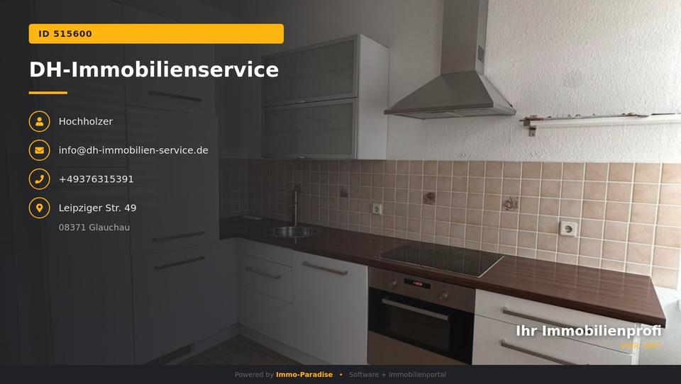 Etagenwohnung Glauchau - 3 Zimmer, 68 m&sup2;, 390&euro; | Angebot:26676976