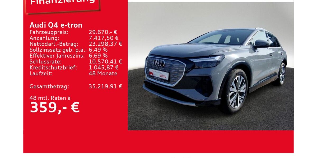 Audi Q4 e-tron 49.947 km 29.670 &euro; Ulm 89073