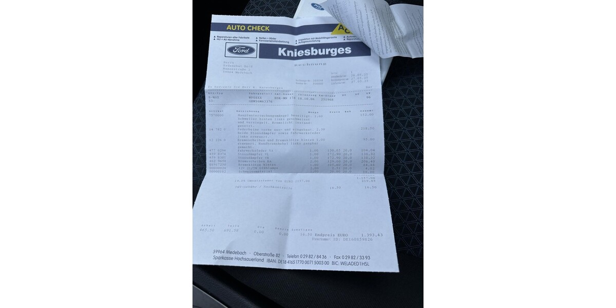 Ford S-Max 262.000 km 2.800 &euro; Medebach 59964