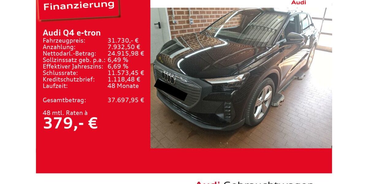 Audi Q4 e-tron 78.129 km 31.730 &euro; Ulm 89073