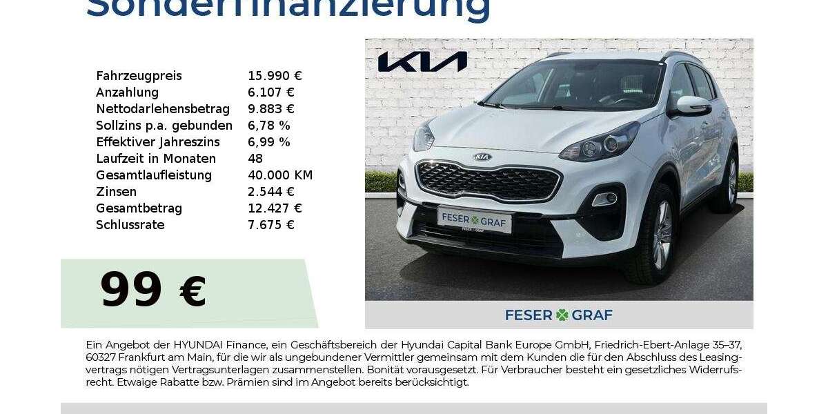 Kia Sportage 61.822 km 15.990 &euro; Roth 91154