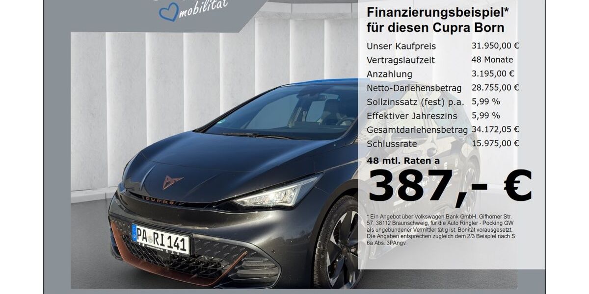 Cupra Born 14.900 km 31.950 &euro; Pocking 94060