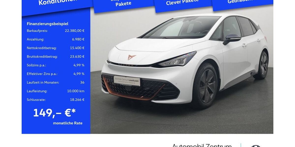 Cupra Born 29.979 km 22.380 &euro; Leverkusen 51379