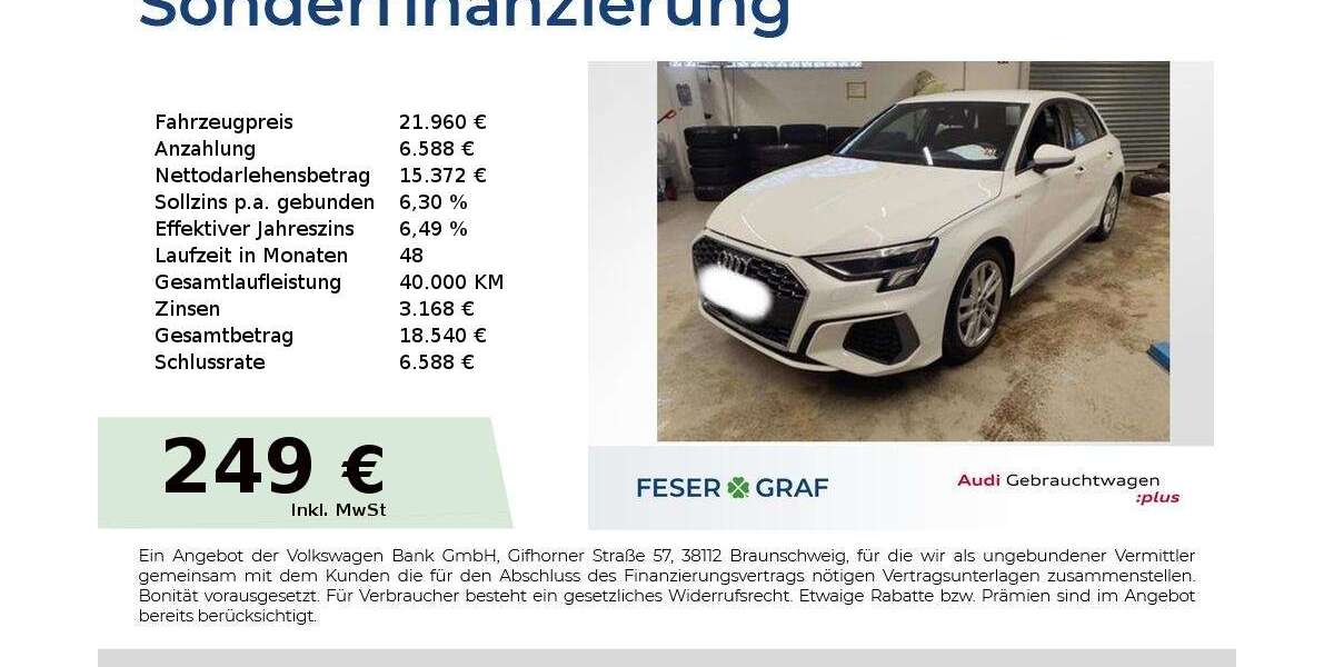 Audi A3 120.950 km 21.960 &euro; Höchstadt 91315