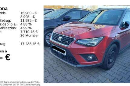 Seat Arona 73.950 km 15.780 &euro; Gifhorn 38518
