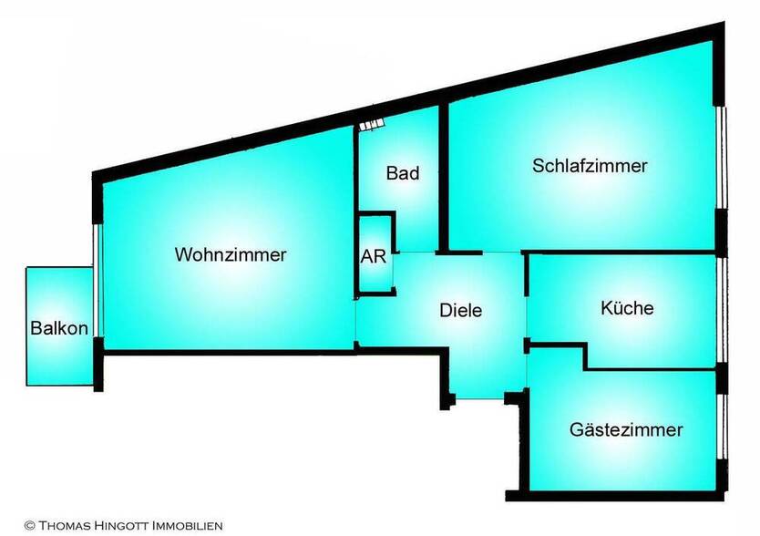 Vermietete 3-Zimmerwohnung in ruhiger Lage von Köln-Weidenpesch