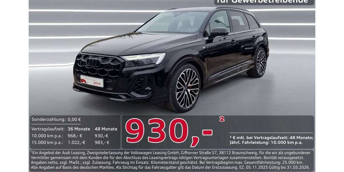 Audi Q7 3.500 km 102.450 &euro; Ingolstadt 85057