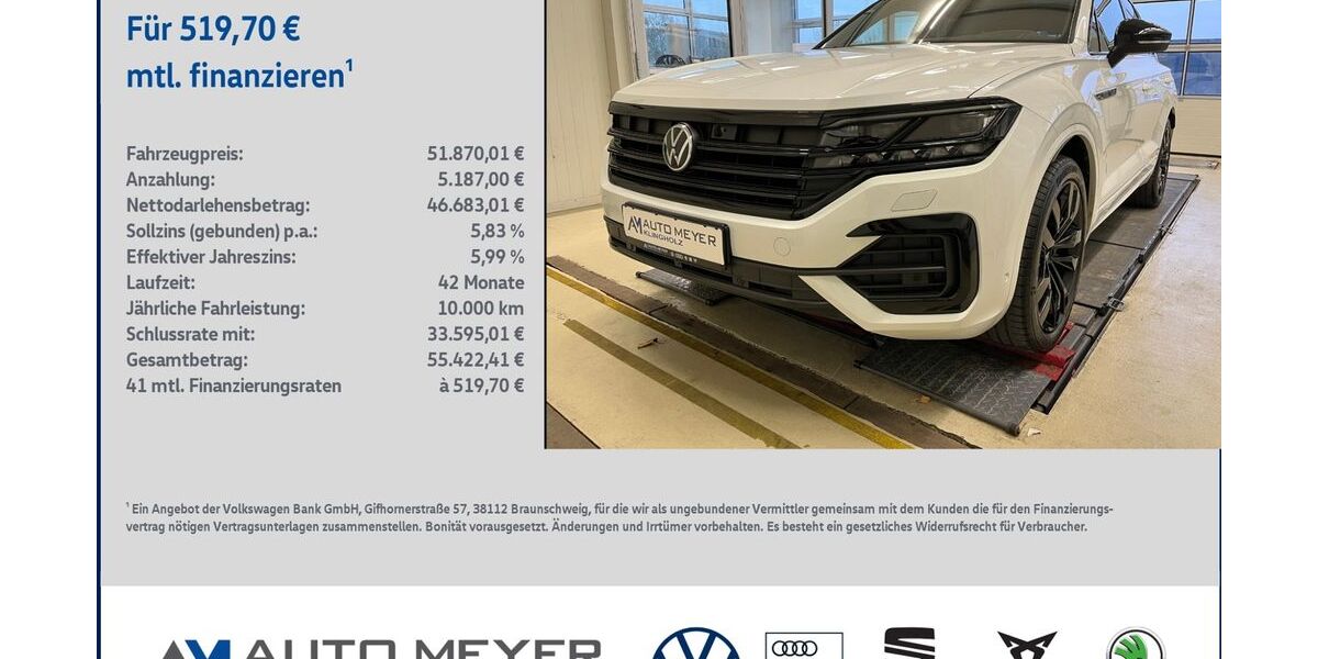 VW Touareg 80.607 km 51.870 &euro; Reichenberg 97234