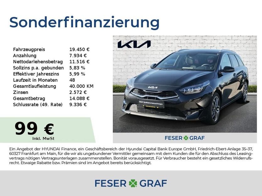 Kia ceed Sportswagon 22.093 km 19.750 € Roth 91154