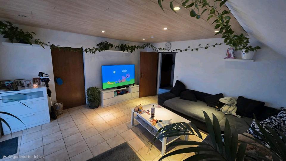 Dachgeschoßwohnung Babenhausen - 3.5 Zimmer, 95 m&sup2;, 1.100&euro; | Angebot:25335969