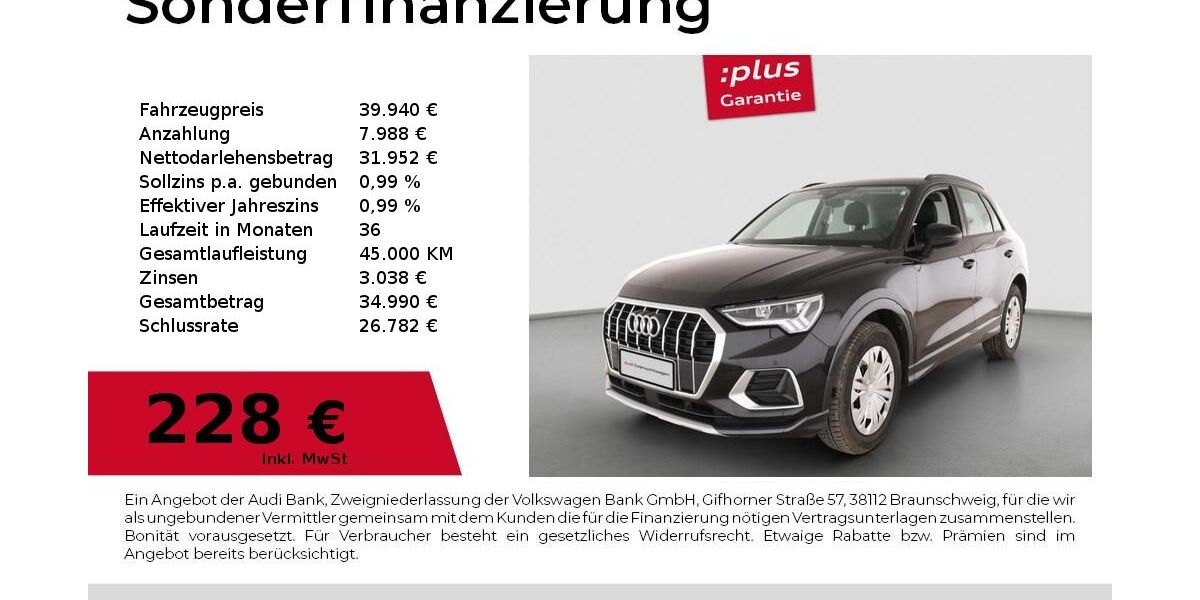 Audi Q3 7.751 km 39.940 &euro; Magdeburg 39126