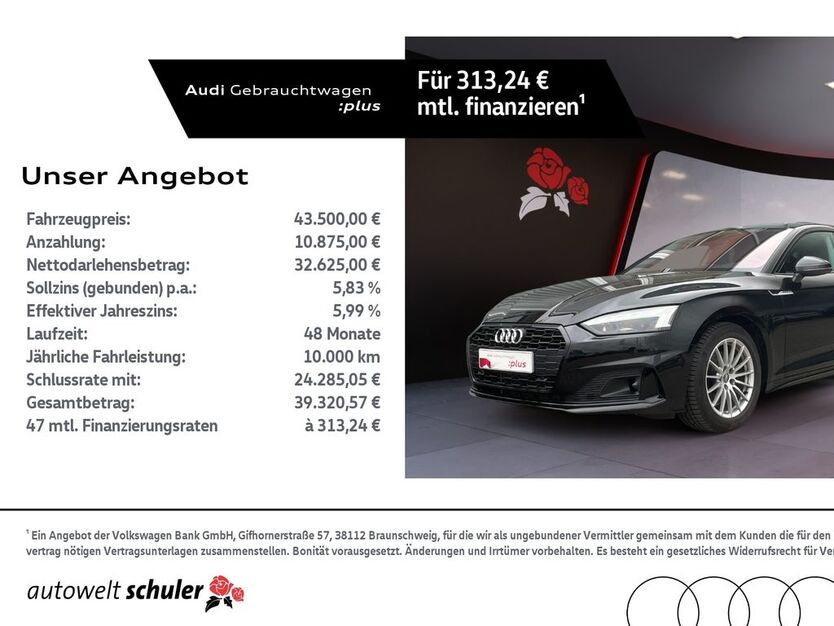 Audi A5 29.908 km 43.500 € Villingen-Schwenningen 78052