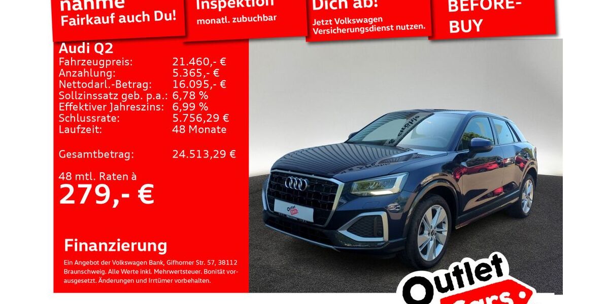 Audi Q2 43.836 km 21.460 &euro; Senden 89250