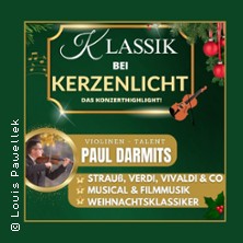 Klassik bei Kerzenlicht - Strauß & Co, Film & Musical, Weihnachtsklassiker 21.12.2025 Bibliothek Waldmühle
