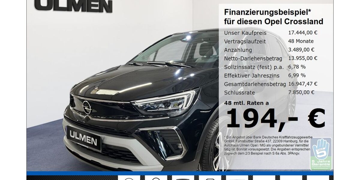 Opel Crossland (X) 29.295 km 17.444 € Düsseldorf 40231