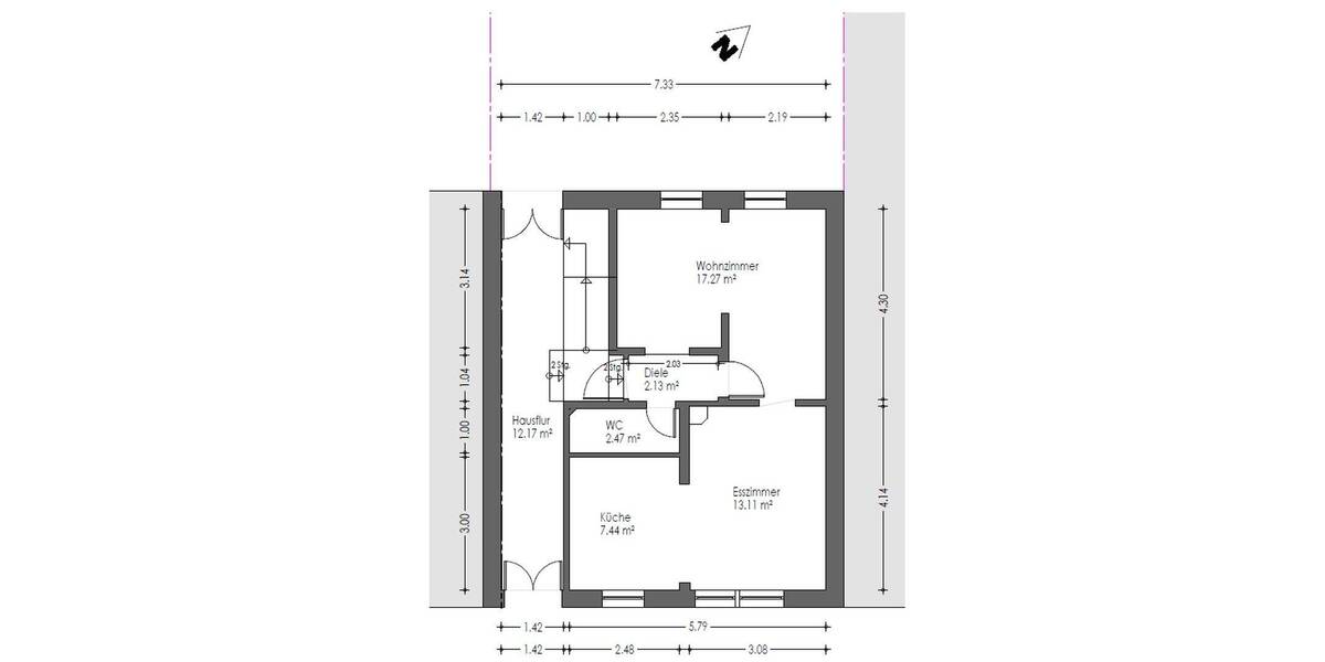 Doppelhaushälfte Mühlheim - 6 Zimmer, 157 m&sup2;, 445.000&euro; | Angebot:26851621