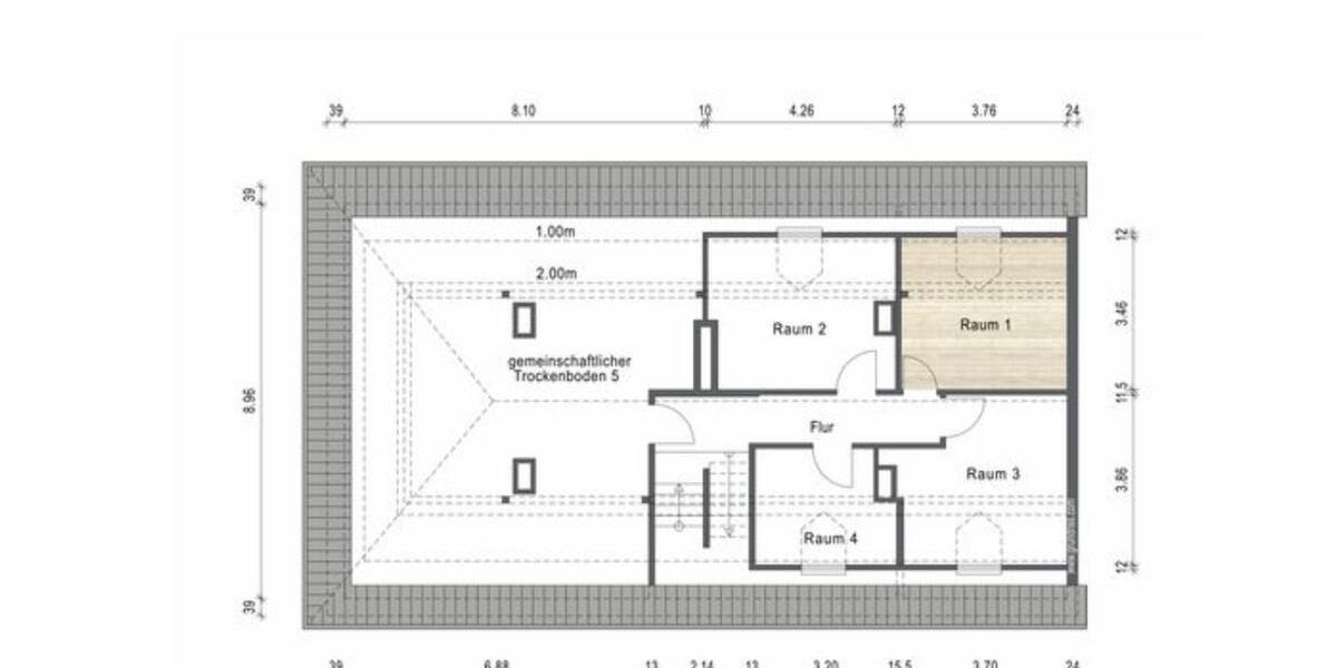Erdgeschoßwohnung Lüneburg - 3 Zimmer, 63 m&sup2;, 179.000&euro; | Angebot:26931294