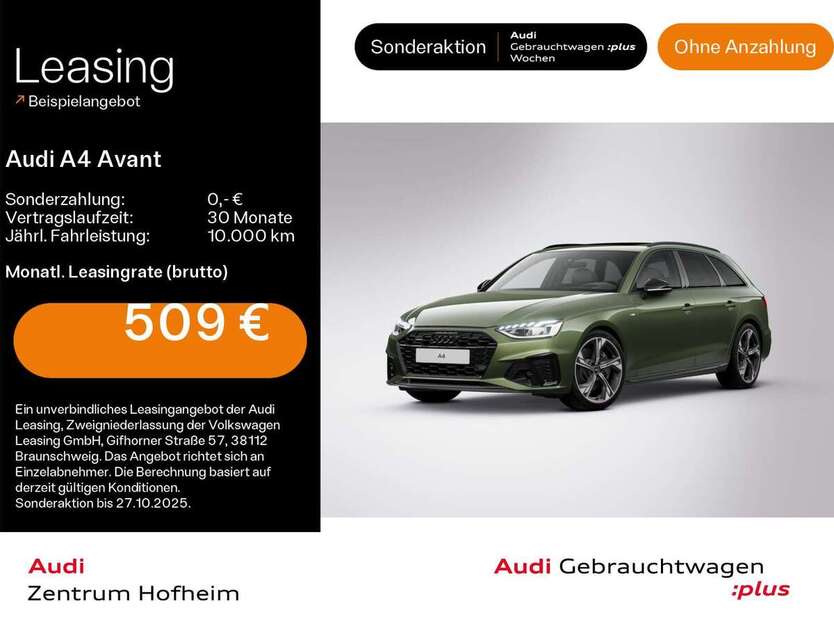 Audi A4 17.794 km 49.990 € Hofheim 65719