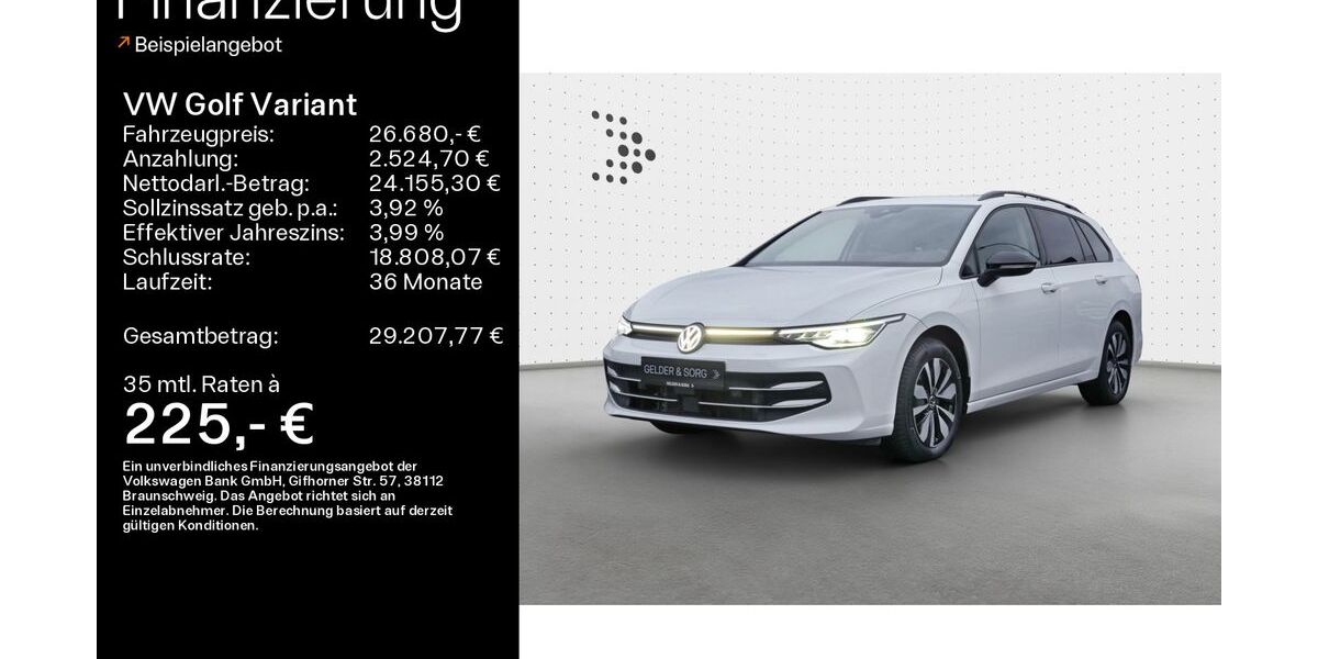 VW Golf 14.506 km 25.990 &euro; Lichtenfels 96215