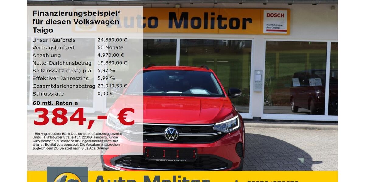 VW Taigo 21.500 km 24.850 &euro; Eslohe 59889