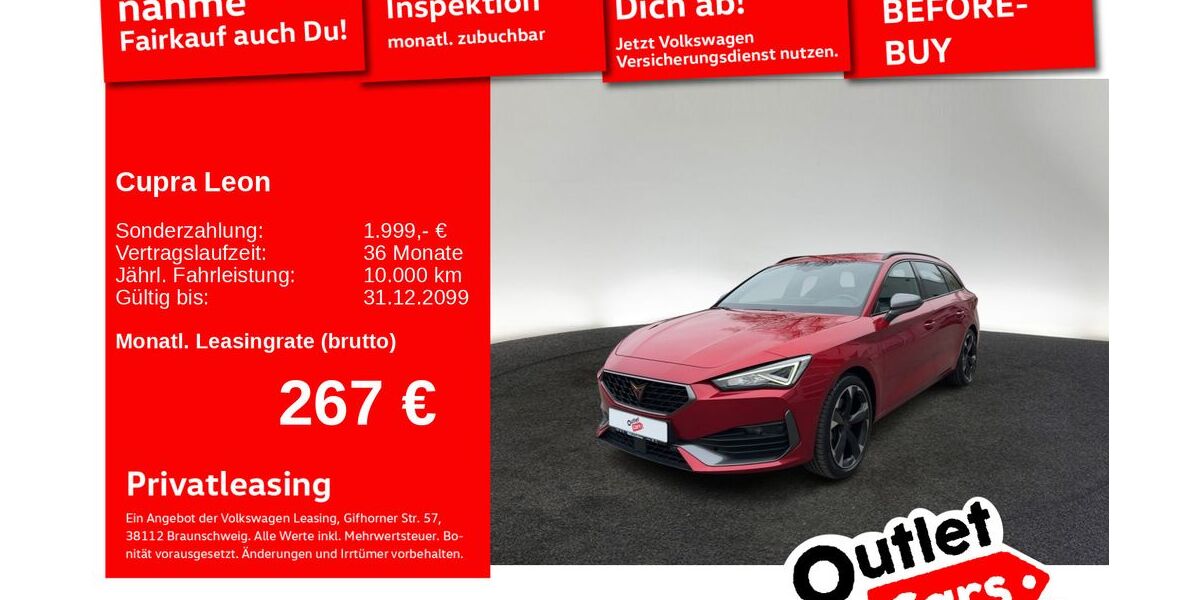 Cupra Leon 49.704 km 24.260 &euro; Senden 89250