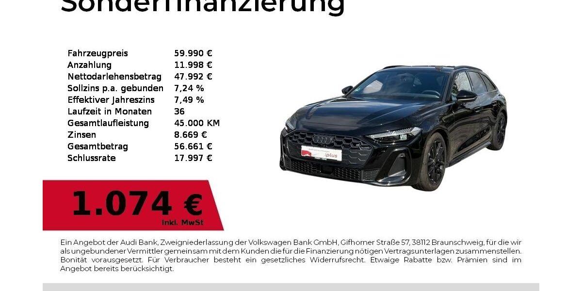 Audi A5 1.404 km 59.480 &euro; Dessau-Roßlau 06844