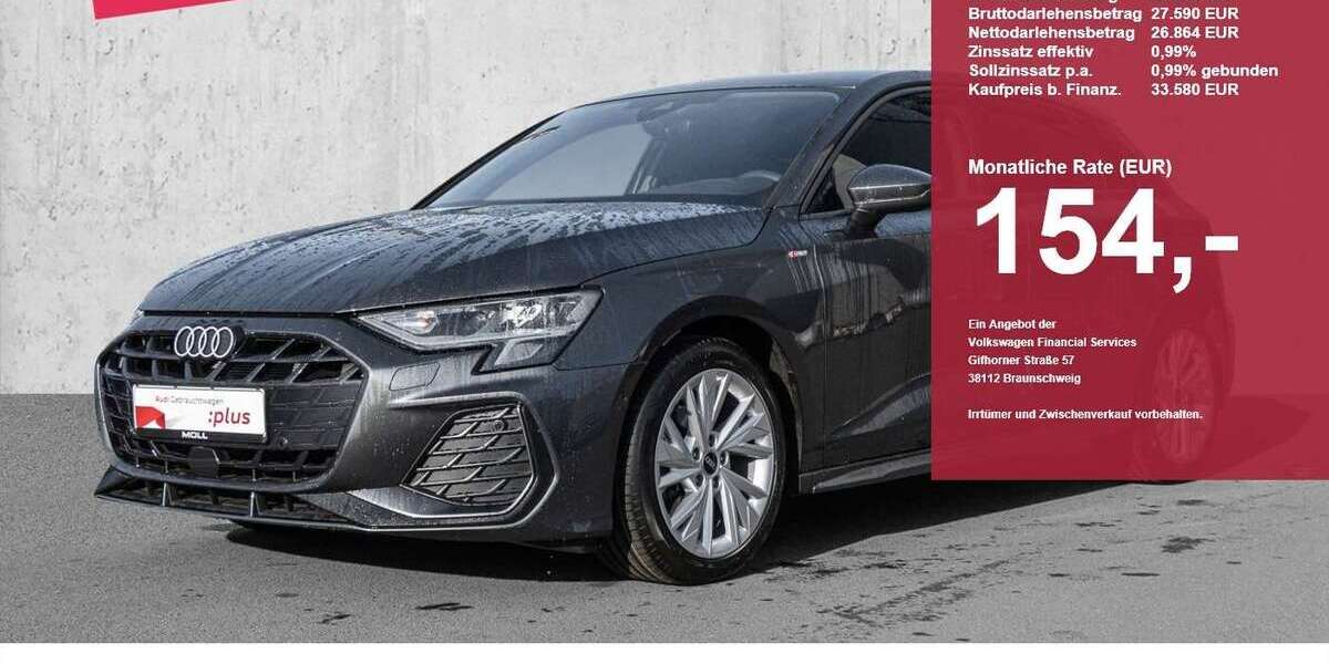 Audi A3 10.690 km 33.580 &euro; Düsseldorf 40549