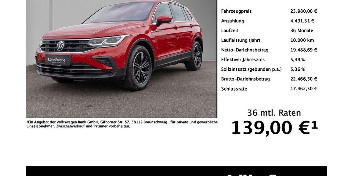 VW Tiguan 49.064 km 22.980 &euro; Trier 54292