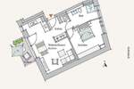 Etagenwohnung Erlangen Innenstadt - 2 Zimmer, 57 m&sup2;, 515.590&euro; | Angebot:26345724