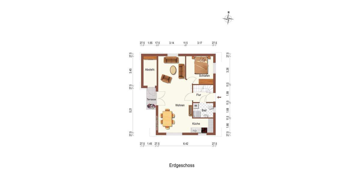 Mehrfamilienhaus, Wohnhaus Glücksburg Holnis - 4 Zimmer, 88 m&sup2;, 399.000&euro; | Angebot:26161840
