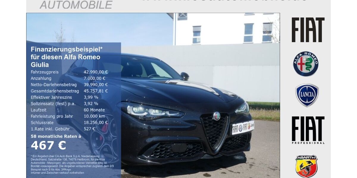 Alfa Romeo Giulia 16.719 km 42.990 &euro; Koblenz 56072