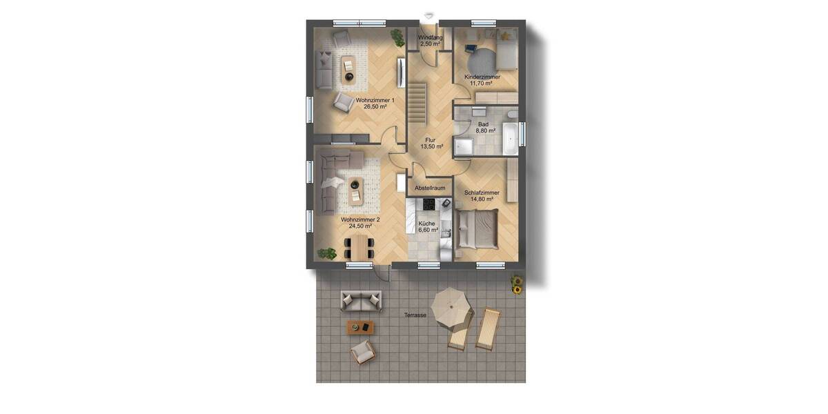 Einfamilienhaus Ottendorf-Okrilla Okrilla - 5 Zimmer, 108 m&sup2;, 370.000&euro; | Angebot:26868674