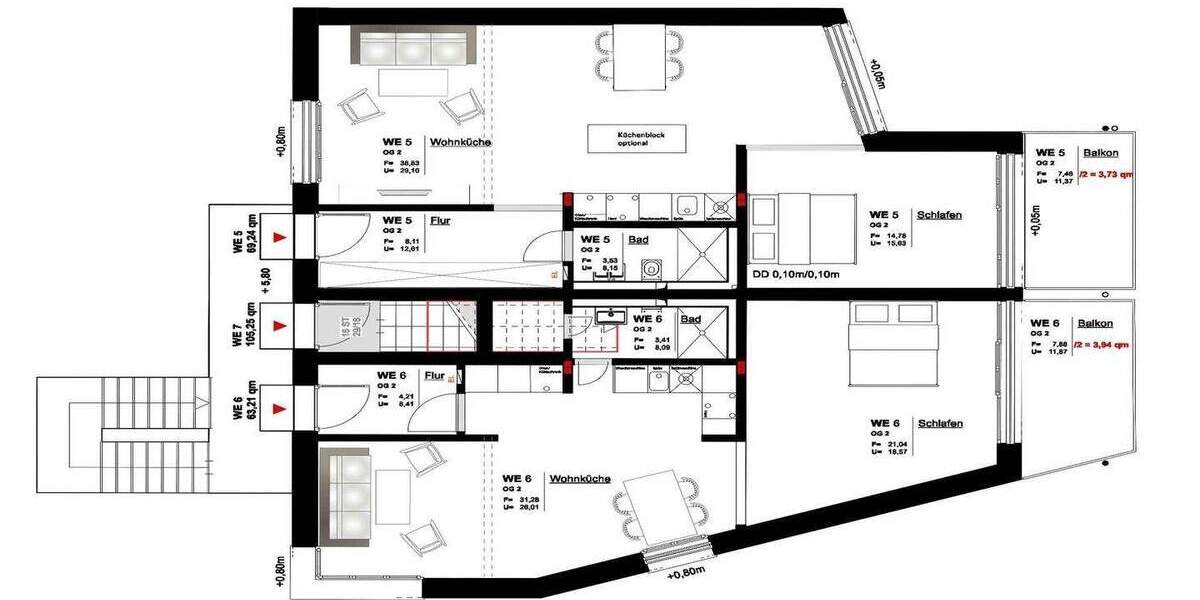 Etagenwohnung Kassel Fasanenhof - 3 Zimmer, 71 m&sup2;, 320.805&euro; | Angebot:24791785