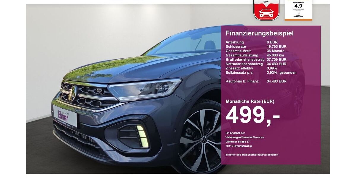 VW T-Roc 4.600 km 34.480 &euro; Albbruck 79774