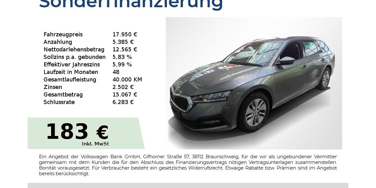 Skoda Octavia 97.950 km 17.440 &euro; Nürnberg 90431