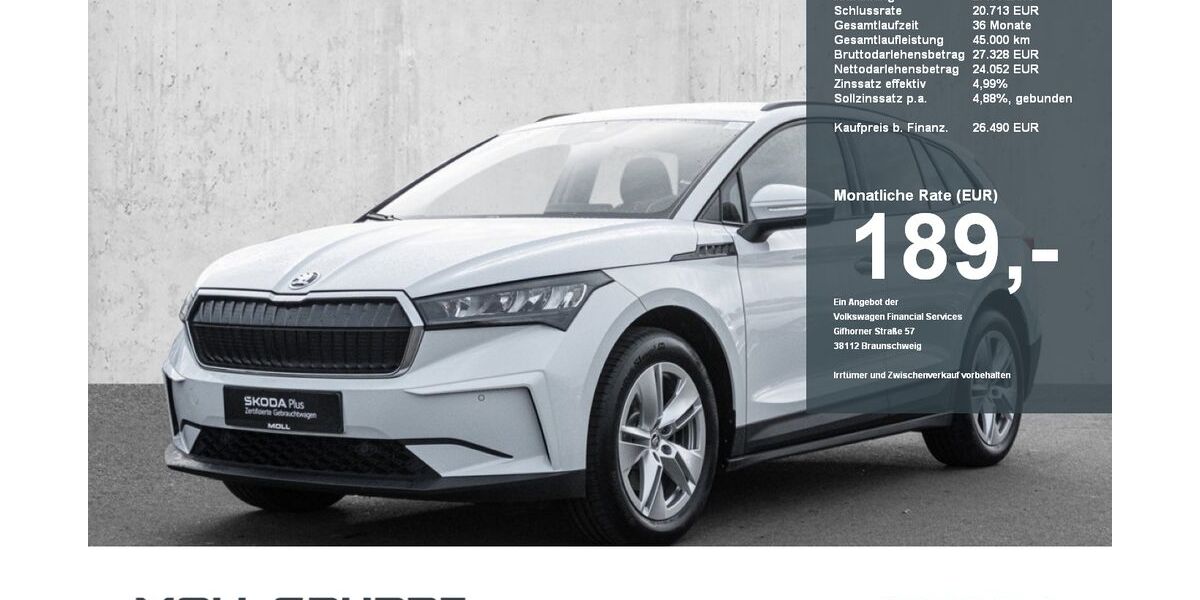 Skoda Enyaq 17.139 km 26.490 &euro; Düsseldorf 40474