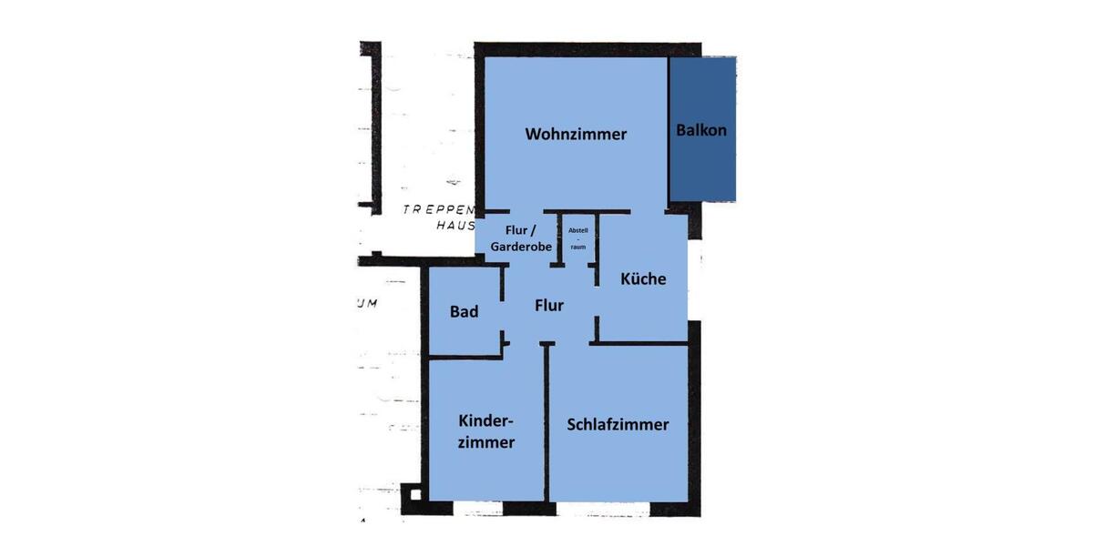 Etagenwohnung Borken - 3 Zimmer, 63 m&sup2;, 160.000&euro; | Angebot:25629903