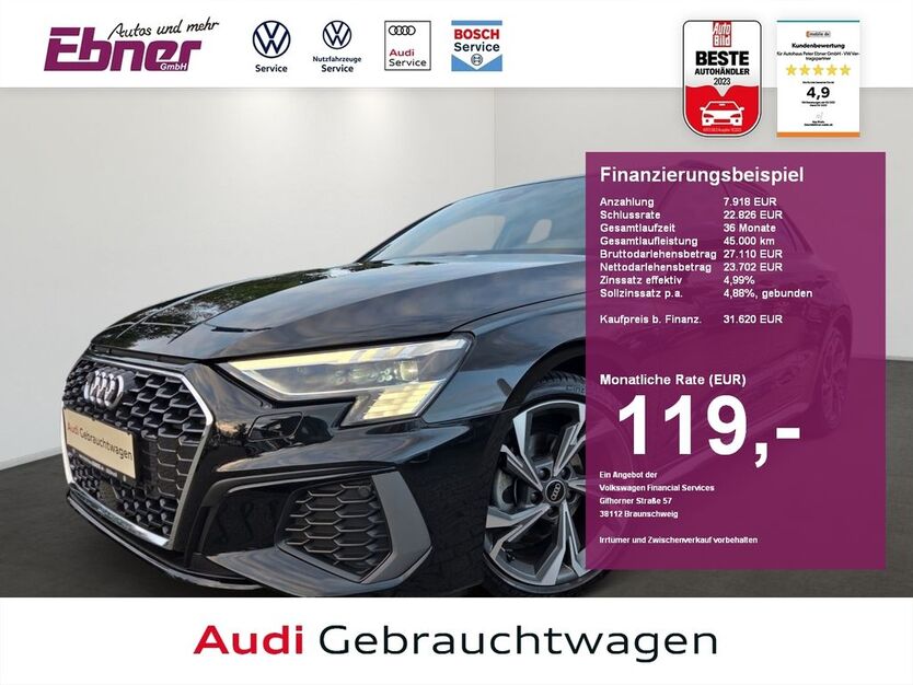 Audi A3 19.500 km 31.620 € Albbruck 79774