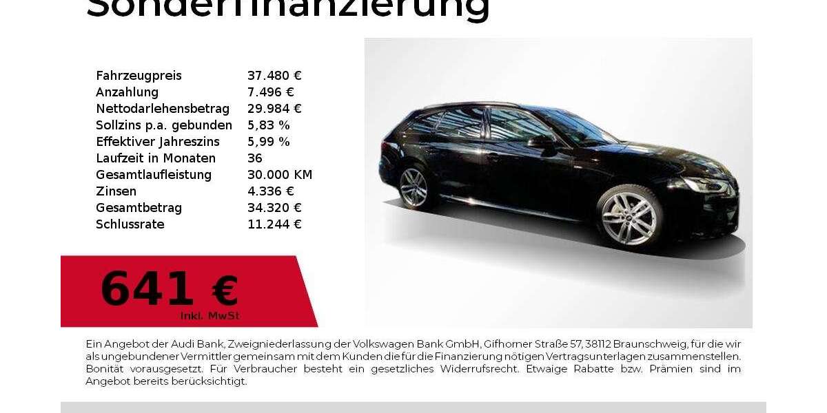 Audi A4 35.100 km 37.480 &euro; Nürnberg 90441