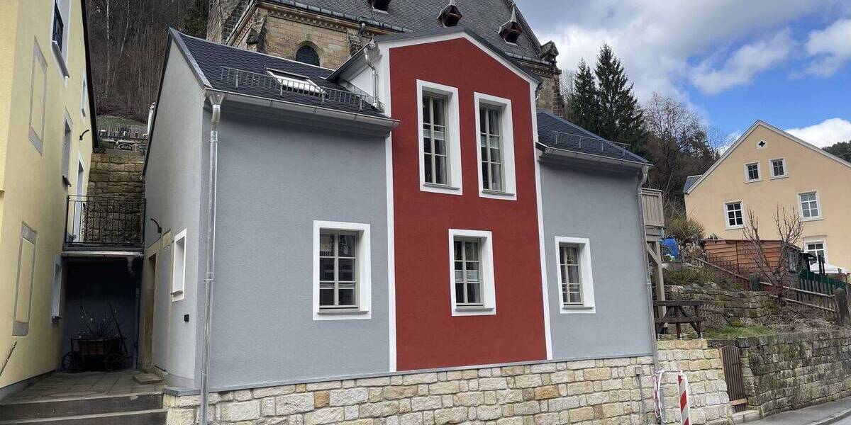 Einfamilienhaus Bad Schandau Krippen - 3 Zimmer, 55 m&sup2;, 800&euro; | Angebot:26247840